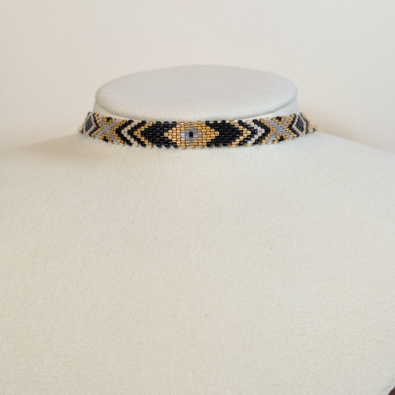 Loom Choker — Midnight